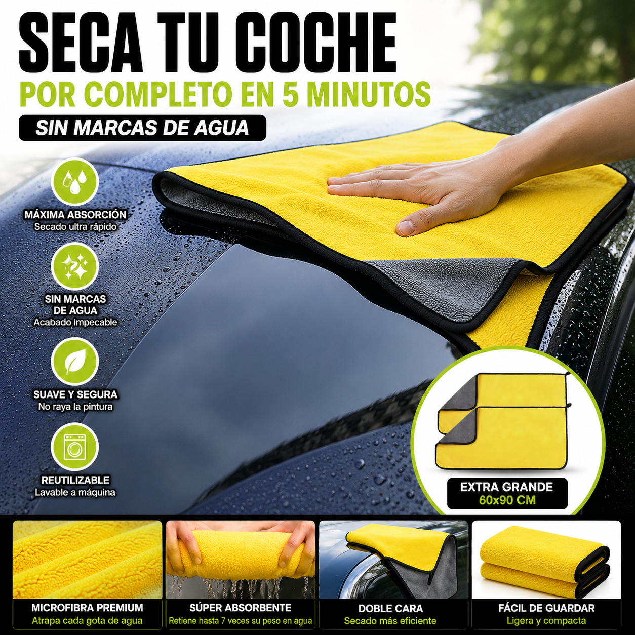 2 paños de microfibra