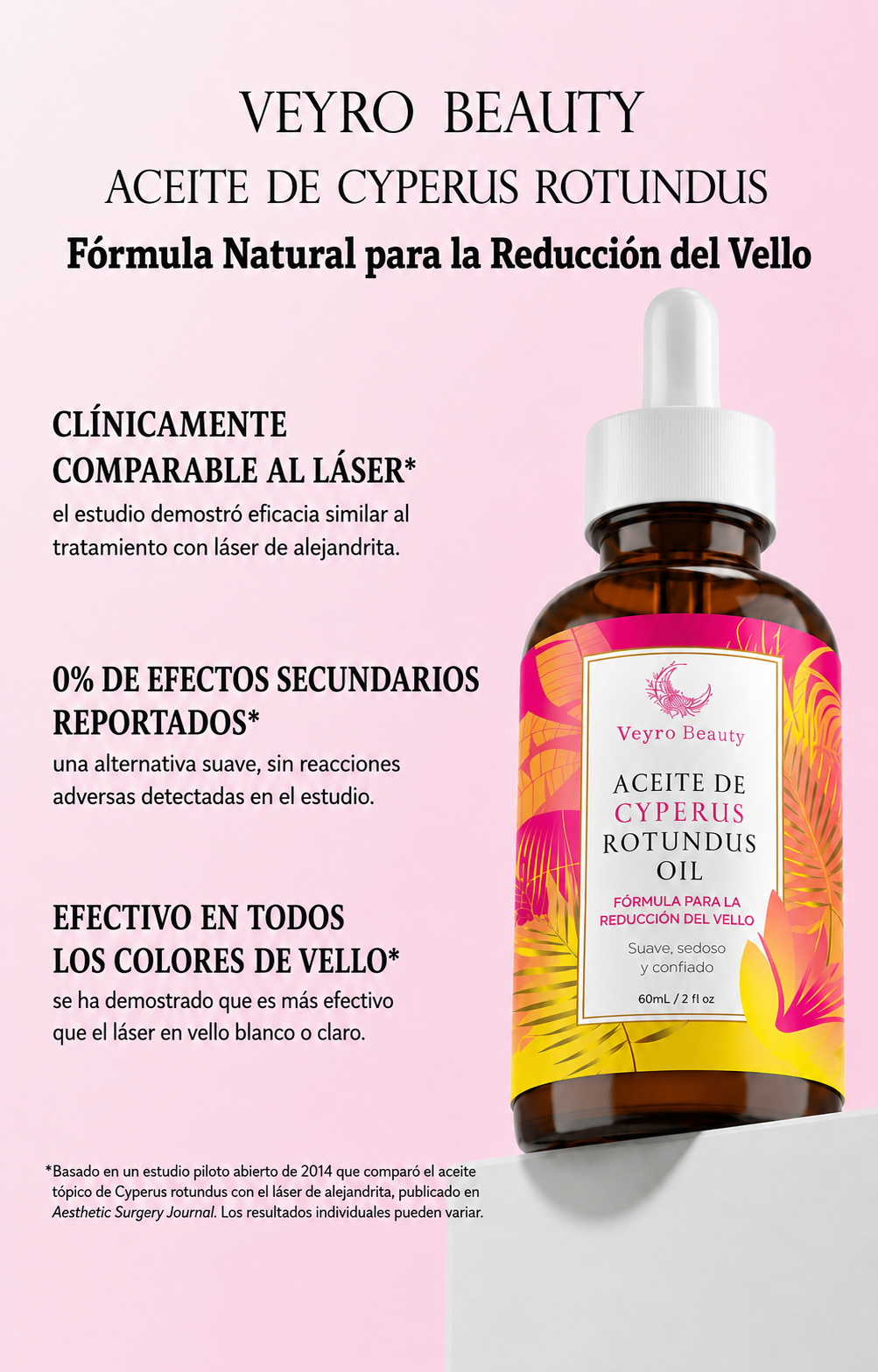 Cypera Aceite reductor del vello