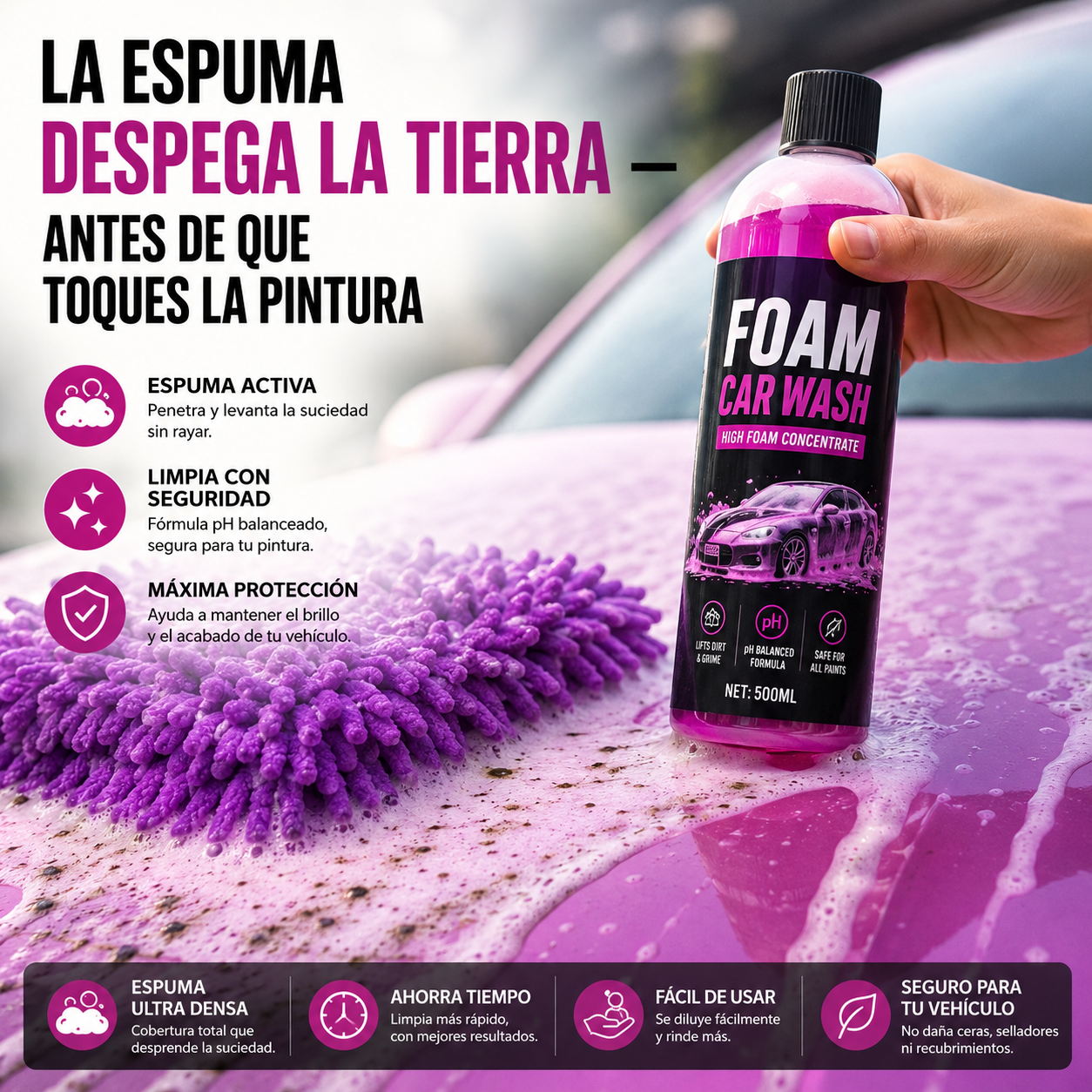 Jabón para coches Golden Wash